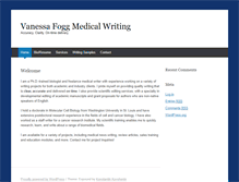 Tablet Screenshot of foggmedicalwriting.com